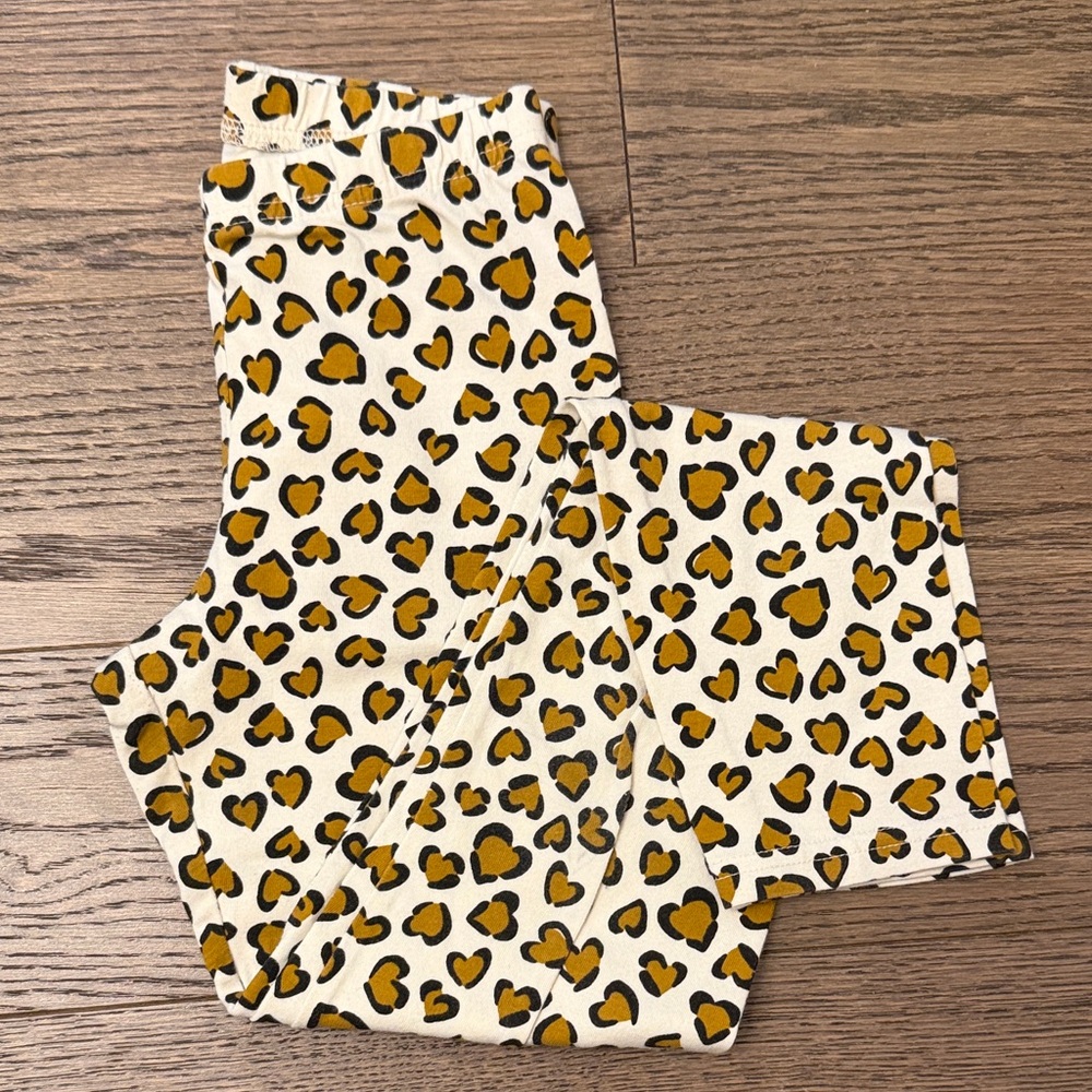 EUC Old Navy Kids Animal Print Leggings - Yellow and Black